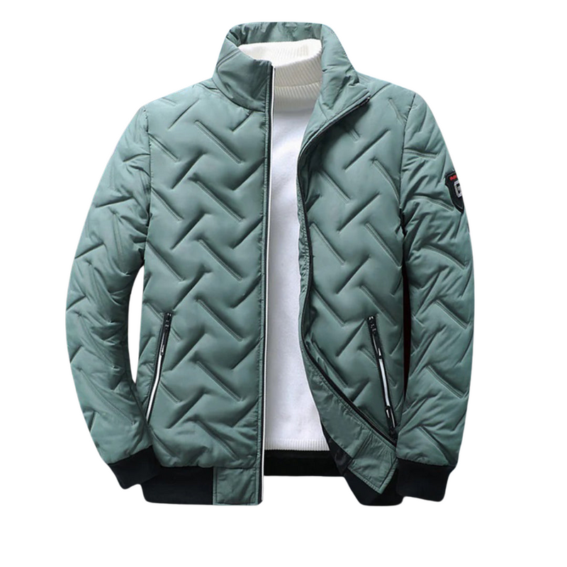Vario Men’s Jacket with Velvet Finish – Soft Touch Outerwear